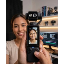 Feedback Kompakt 4K Vlog Kamera 2.0 IPS Ekran Otomatik Odaklama ve Stereo Ses Kayıtlı