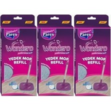 MarkEntegra Wondero Yedek Paspas Mop Refill (3 Lü Set)