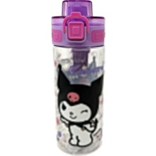 Esranın Dünyası 500ML Kuro Temalı Lislı Rahat Içim Ağızlıklı Askılı Kilitlenebilir Su Matarası