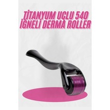 Feedback Dermaroller Titanyum 540 Iğneli 1 mm Saç Kaş Sakal Serum Kullanıma Uygun