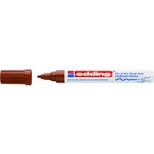 MarkEntegra Edding 4040 Mat Mürekkep Kalemi - 1 Markör - Yuvarlak Uç 1-2 mm - Kahverengi - Pürüzlü, Koyu Veya Gözenekli Yüzeylere Yazı Yazmak ve Süslemek Için - Terakota, Karton, Ahşap Için Ideal