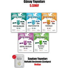 Günay Yayınları 2026 Yeni 5 Sınıf Bumerang Beceri Temelli- Matematik -Fen- Türkçe-Sosyal-Din 5 Li Set Maarif Modele Uygun