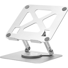 MarkEntegra Taşınabilir Katlanabilir Folding Alüminyum Notebook Stand Alüminyum Ayarlanabilir Açı ve Katlanabilir Portatif Rahat Kullanım 11 Inç 17 Inç Dizüstü Bilgisayar ve Laptop Stant | X2