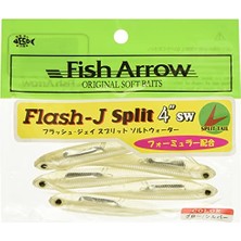 Esranın Dünyası Flash-J Split Sw 4" (5 Adet/paket) #109 Glow/silver Olta