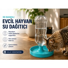 Otomatik Evcil Hayvan Su Sebili – Standart Şişeye Uygun