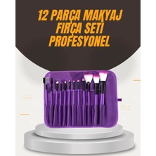 Feedback Fondöten, Allık ve Far Uygulamalarına Uygun 12 Parça Makyaj Fırça Takımı Ergonomik Saplı