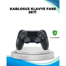 Feedback Kablosuz Ps4 Oyun Kolu Çift Motor Titreşimli Uzun Bataryalı
