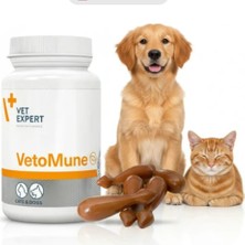 Vet Expert Vetomune Kedi & Köpek Bağışıklık Güçlendirici 60 Twist-Off Kapsül
