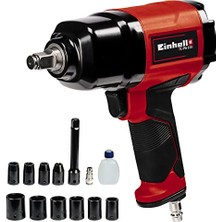 Esranın Dünyası Einhell Havalı Darbeli Somun Sıkma Tc-Pw 610 (Maks. Tork 610 Nm, Sağ/sol Dönüş, 10 Adet Soket, Boş Yağ Şişesi, Tapa Nipeli, 125 mm Uzatma Aparatı) - 4138960