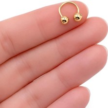 14 Ayar Altın Yarım Halka Kulak Piercing - KP00982