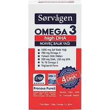 MarkEntegra Ome 3 High Dha 1000MG Balık Yağı, 50 Kapsül