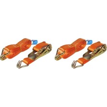 MarkEntegra Apera Safeset Sg-27 25MM 1 Inç Spanzet 4 mt 400-800 kg Kaldırma 6 mm Çift J Kanca 1.1 Yük Gerdirme Halatı (4)