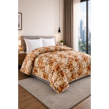 Bella Home Yatak Örtüsü | Çok Amaçlı | 100% Polyester | Hassas Tuşeli | Basklı | Lüx - Premium | 200 cm x 220 cm