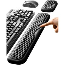 Esranın Dünyası Masaüstü Kol Dayama Padi Ergonomik Klavye ve Mouse Için Bilek Destek Seti Bilek Yastığı