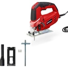 Esranın Dünyası Einhell Dekupaj Testere Tc-Js 85 (620 W, 20 mm Kesme Yüksekliği, Ahşapta 85 Mm, Çelikte 8 mm Kesim Derinliği, Maksimum 3000 D/d, Toz Üfleme Fonksiyonu, Paralel Durdurucu) - 4321140
