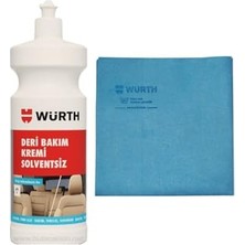 MarkEntegra Würth Deri Besleyici Bakım Kremi 500 ml + Güderi Bez Mavi 130 gr