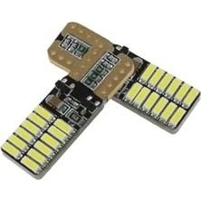 Esranın Dünyası T10 Canbus LED Park Lambası,plakalık Gösterge Bagaj Tavan 12V, 5W, Beyaz, 2 Adet