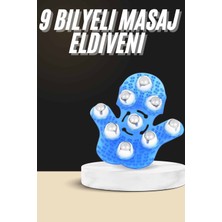 Feedback Selülit Giderici Masaj Eldiveni 9 Bilyeli Palm Masaj Eldiven Tam Vücut
