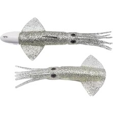 Esranın Dünyası Ika Silikon Kalamar 30 gr + Yedek Vücut #10 Silver