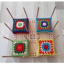 Esranın Dünyası Ahşap Motifmatik Tahtası 30X30 cm - Motif Yapma Aparatı,