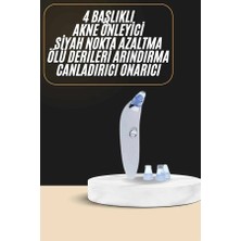 Feedback Siyah Nokta Temizleme Cihazı 4 Başlıklı Vakumlu Pilli Ölü Deri Arındırma