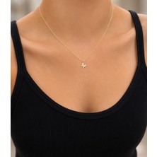 Taşlı Kelebek Kolye - KLY1083