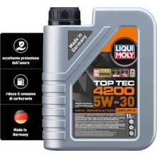 Esranın Dünyası Liqui Moly Top Tec 4200 5W-30 New Generation 1 Litre Otomotiv Bakım Ürünü