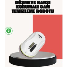 Feedback Ups Destekli Düşmeye Karşı Korumalı Cam Temizleme Robotu