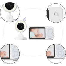 TeknoKapsül Gece Görüşlü Bebek Telsizi Besleme Hatırlatıcılı LCD Ekran Yeni Nesil