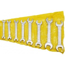 Esranın Dünyası 8 Parça Anahtar Takımı Seti Ağzı Açık Çift Taraflı 6-22MM 6X7-8X9-10X11-12X13-14X15-16X17-18X19-20X22 Araba Motorsiklet Bisiklet Tamiri Somun Sıkma Aparatı Ingiliz Anahtarı