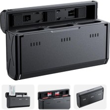 Esranın Dünyası Np-Bx1 Taşınabilir Şarj Kutusu | Usb-C Hızlı Şarj, Sd/cro-Sd Kart Yuvalı, Aksiyon Kameraları, Dslr/dijital Kameralar ve Telefonlar Için