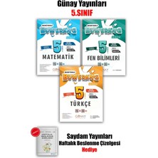 Günay Yayınları 2026 Yeni 5 Sınıf Bumerang Beceri Temelli- Matematik -Fen- Türkçe Konu 3 Lü Set  Maarif Model Uygun