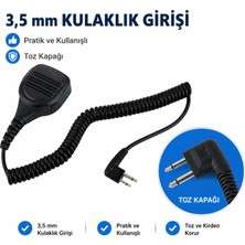 Motto Motorola Uyumlu El Yaka Mikrofonu (Hoparlörlü)