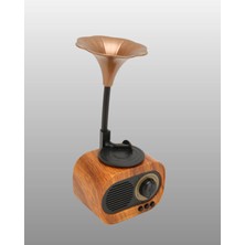 TeknoKapsül Taşınabilir Mini Retro Radyo Bluetooth Hoparlör USB Sd Aux Destekli Yeni Nesil