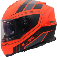 Ls2 Storm 2 Fıst Mat Turuncu-Siyah Kask