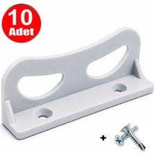 Alet Çantam Büyük Sineklik Tutamağı Kulbu 10 Adet Beyaz Tutamak Çekme Tutma Kulp +Vida