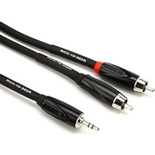 MarkEntegra RCC-10-352RV2 3 M Bağlantı Kablosu, 3,5 mm Jak 2x Cinch Üzerinde