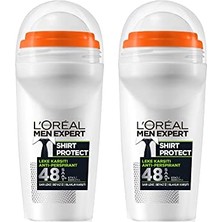 MarkEntegra L’oréal Paris 2'li Men Expert Shirt Protect Roll On Deodorant (2 x 50 Ml)