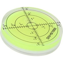 Powermaster Yuvarlak Masa Tipi 40 mm Düz Yüzey 5/1000 Su Terazisi