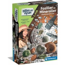 MarkEntegra Bilim ve Oyun Fosiller ve Mineraller Kazı Seti