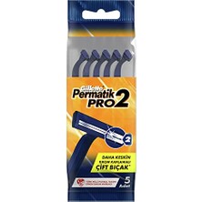MarkEntegra Gillette Permatik Pro2 Kullan At Erkek Tıraş Bıçağı 5 Adet