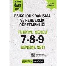 Pegem Akademi Yayıncılık 2026 MEB AGS ÖABT Psikolojik Danışma ve Rehberlik Öğretmenliği Ta