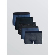 Lc Waikiki Yeni Sezon Standart Kalıp Pamuklu Esnek Erkek Boxer 5'li