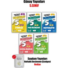 Günay Yayınları 2026 Yeni 5 Sınıf Türkçe- Matematik-Fen Sosyal-Din Bumerang Haftalık Denmaarif Model Uygunemeler