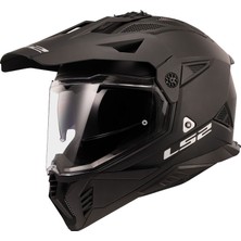 Ls2 Pıoneer 2 Mat Siyah Kask