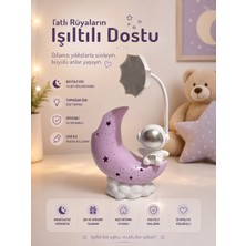 Ac - Shop A&ç Shop Astronot Ay Gece Lambası – Yıldız Projeksiyonlu USB LED Masa Lambası
