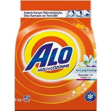 MarkEntegra Alo 6 kg Kar Çiçeği Ferahlğı Beyazlar ve Renkliler Hızlı Çözülme Toz Deterjan