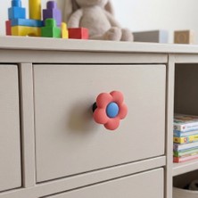 Eymen Yapı Çocuk Odası Mobilya Kulp Dolap Düğme Gül No:49