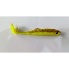 Daiwa Flat Junkie Duckfin Shad 3.5" Silikon Yem/7 Adet(Hirame Chart Gold)