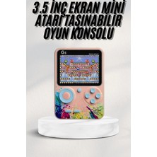 Feedback 3 Inç Ekran 500 Oyunlu Game Box Mini Taşınabilir Oyun Konsolu
